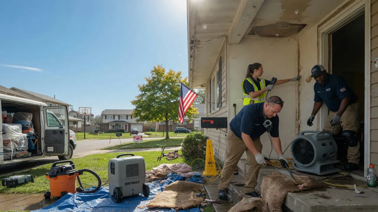 Water Damage Restoration in Waggoner, IL near me
